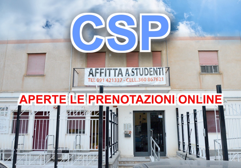 Prenotazione on line per la tua camera arredata in appartamento condiviso a Palermo