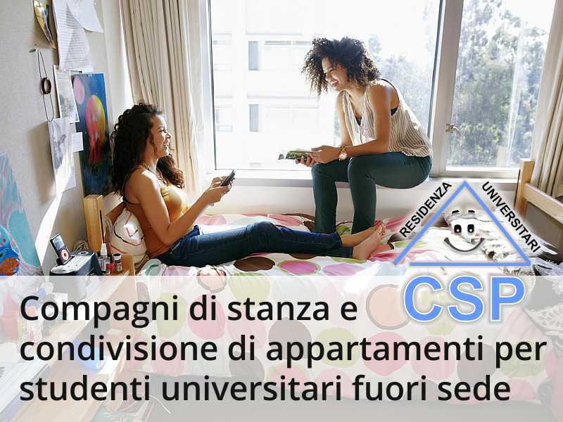 Compagni di stanza e condivisione di appartamenti per studenti universitari fuori sede
